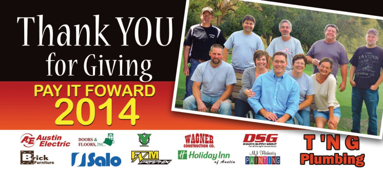 Paying it Forward 2015 - T 'N G Plumbing